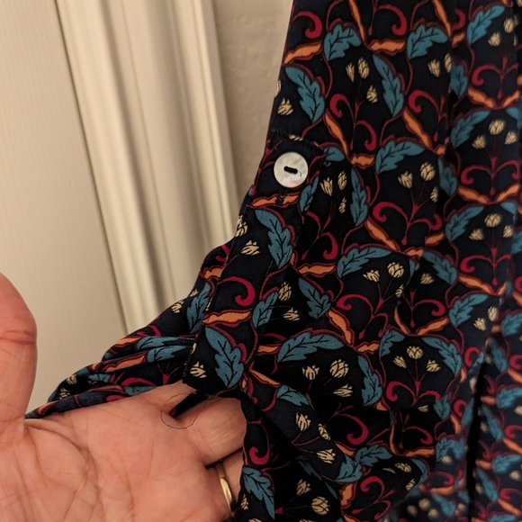 Daniel Rainn dark blue blouse, Women's plus size 1X - Picture 7 of 11